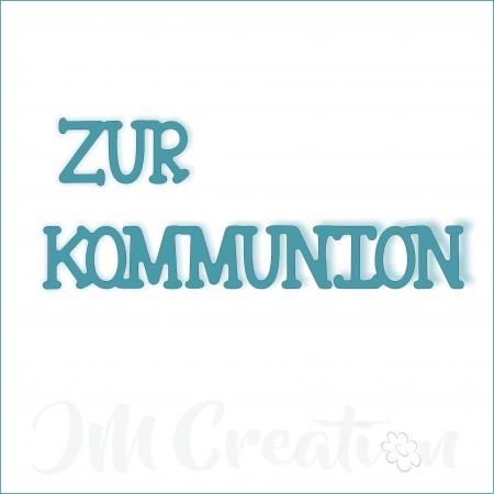Stanzschablone - Zur Kommunion